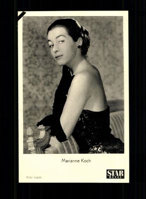 Marianne Koch Star Revue Autogrammkarte Original Signiert # BC 200430