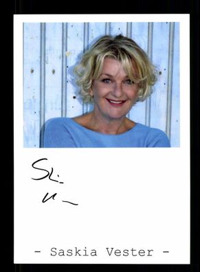 Saskia Vester Autogrammkarte Original Signiert # BC 200555