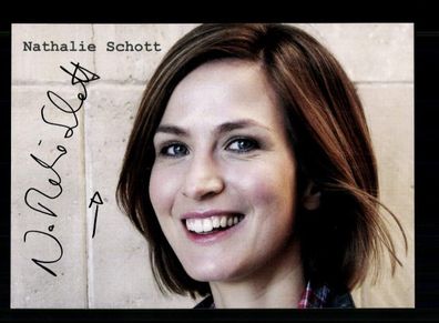 Nathalie Schott Autogrammkarte Original Signiert # BC 201070