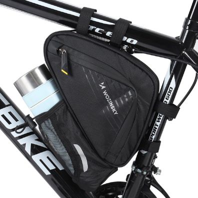 Wozinsky Fahrradtasche 1,5l unter dem Rahmen Schwarz (WBB23BK)