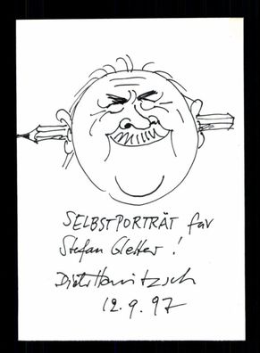 Dieter Hanitzsch Original Zeichnung Original Signiert Kunst ## BC 202393