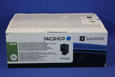Lexmark 74C2HC0 Toner Cyan -B