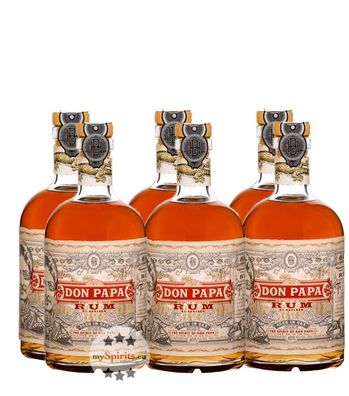 Don Papa Rum 6er Paket (40 % vol., 4,2 Liter) (40 % vol., hide)