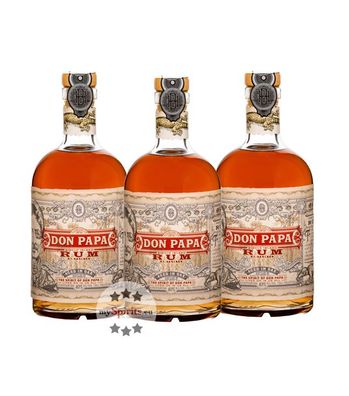 Don Papa Rum 3er Paket (40 % vol., 2,1 Liter) (40 % vol., hide)