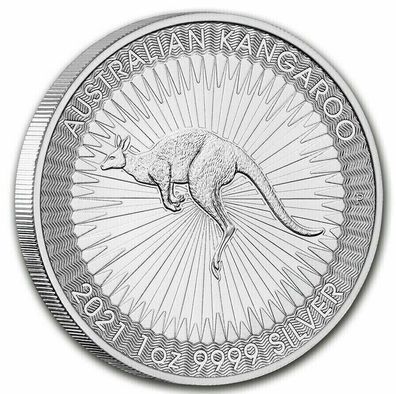 Australien 1 Dollar Kangaroo 2021 Medaille (Mün107)