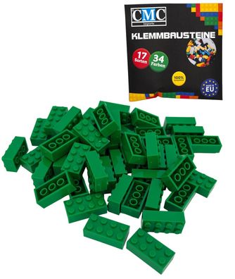 150 Klemmbausteine Basic 2x4 Noppen 8er Bausteine Brick Grün MOC
