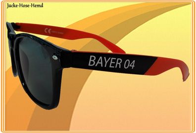 Bayer 04 Leverkusen Sonnenbrille Brille Schwarz Rot offizieles Lizenzprodukt NEU