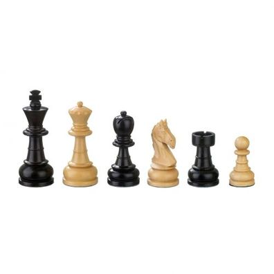 Schachfiguren Chlodewig - Königshöhe 83 mm - gewichtet