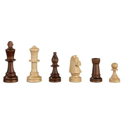 Schachfiguren Heinrich VIII - Königshöhe 76 mm - gewichtet - im Polybeutel