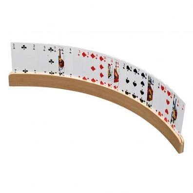 Spielkartenhalter - aus Holz - ohne Spielkarten - 50 cm