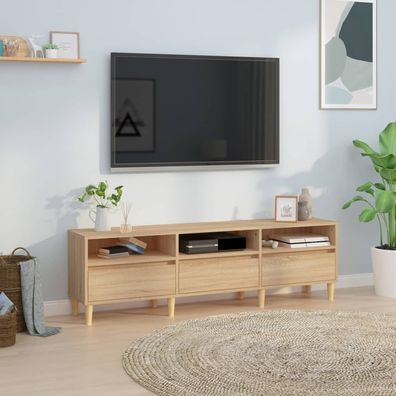 TV-Schrank Sonoma-Eiche 150x30x44,5 cm Holzwerkstoff