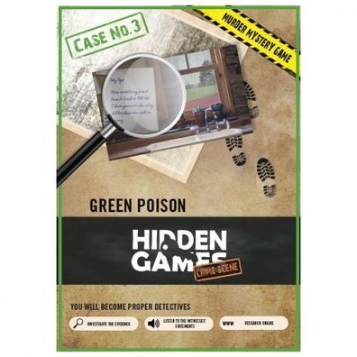 Hidden Games Crime Scene - Case 3 - Green Poison - englisch