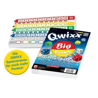 Qwixx - Big Points Zusatzblöcke (2 Stück)