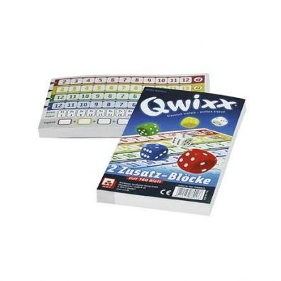 Qwixx - Das Original Ersatzblöcke (2 Stück) - deutsch
