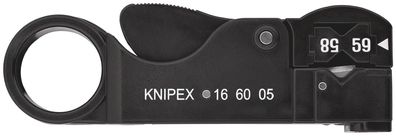 KNIPEX Abisolierwerkzeug f?r Koaxialkabel 105 mm