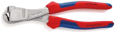 KNIPEX Kraft-Vornschneider 200 mm verchromt mit Mehrkomponenten-Hüllen SB-Karte/Blist