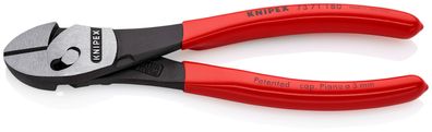 KNIPEX TwinForceï¿½ Hochleistungs-Seitenschneider 180 mm schwarz atramentiert mit Meh