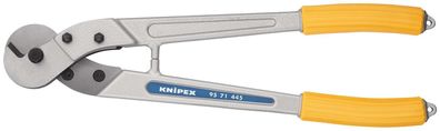 KNIPEX Drahtseil- und Kabelschere 445 mm mit Kunststoff-H?llen poliert