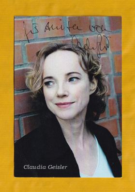 Claudia Geisler ( deutsche Schauspielerin ) - persönlich signiert (1)
