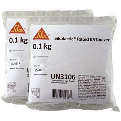 2x Sika® Sikalastic® Rapid KATpulver 0,1 kg weiß