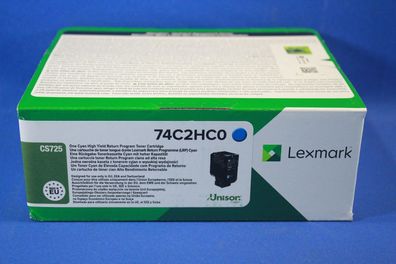 Lexmark 74C2HC0 Toner Cyan -A