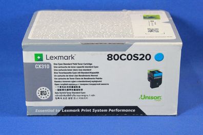 Lexmark 80C0S20 Toner Cyan 800S2 -B