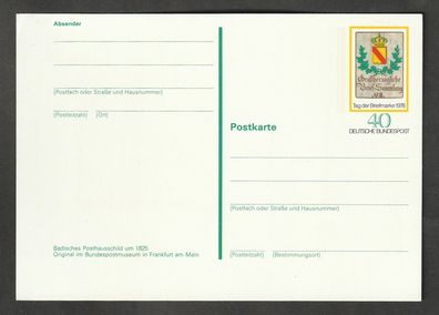 Ganzsache BRD Sonderpostkarte Tag der Briefmarke 1978 PSo 5 postfrisch