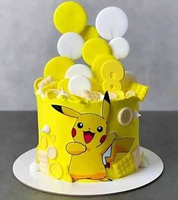 Essbar Pokemon 20cm Zuckermasse Kuchen Party Tortenaufleger Torte Tortenbild