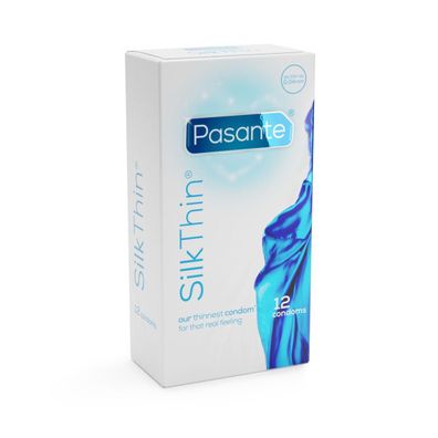 Pasante Silk Dünne Kondome - 12 Stück 53mm