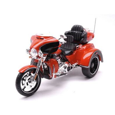 Harley Davidson 2021 CVO Tri Glide orange, Maisto Motorrad Modell 1:12