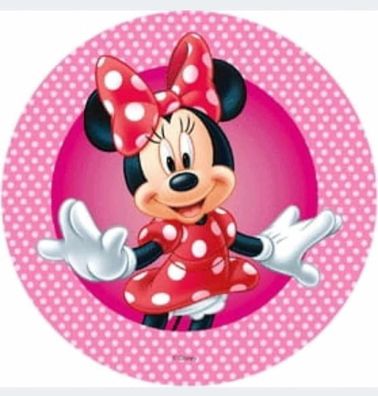 Essbar Minnie Mouse Mickey Mouse Party Tortenaufleger Torte Geburstag Zuckerbild 1