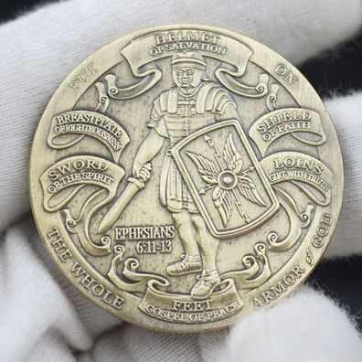 Schöner Amerika Armor of God Commerative Medaille (Med721)