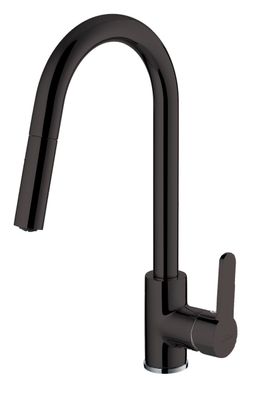 Küchenarmatur Wasserhahn ELIA Küchenmischer für Küche in Schwarz