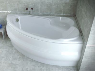 Badewanne Eckwanne Acryl Finezja 170x110 Rechts Weiß | Ablauf & Füße GRATIS !