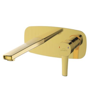 Waschtischarmatur Wasserhahn Glamour Mischbatterie für Badezimmer in Gold