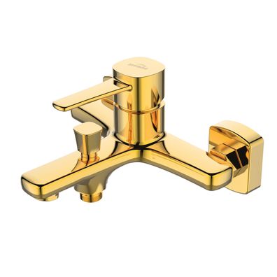 Badewannenarmatur Wasserhahn Glamour Wannenarmatur für Badezimmer in Gold