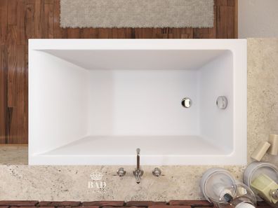 Badewanne Rechteck Acryl CAPRI 120x70 Weiß AcrylSchürze | Ablauf & Füße GRATIS !