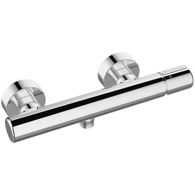 Brausearmatur Wasserhahn PRETTO Brausebatterie für Badezimmer in Silber