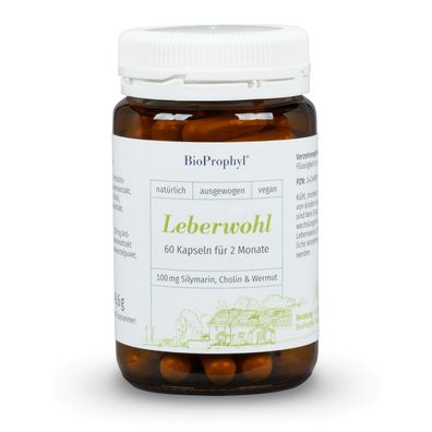 BioProphyl Leberwohl | Mariendistelextrakt mit Silymarin, Cholin