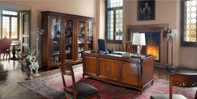 Bürotisch Schreibtisch Büro Tisch Bücherregal Einrichtung Möbel Neu