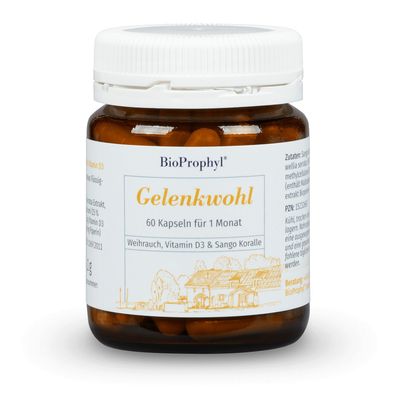 BioProphyl Gelenkwohl | 400 mg Weihrauch Extrakt hochdosiert 85% Boswellia Serrata