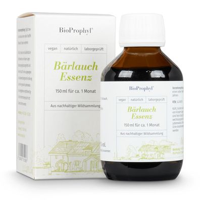 BioProphyl Bärlauch Essenz - 150 ml Bärlauch | Wildwuchs aus höchster Güterklasse