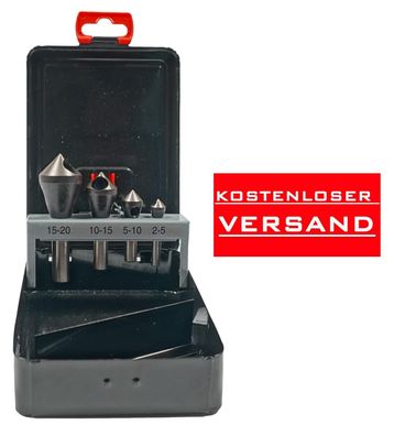 Kelfort HSS Querlochsenker -Set mit Schrägloch 2-20 mm 1512990 Senker für Metall