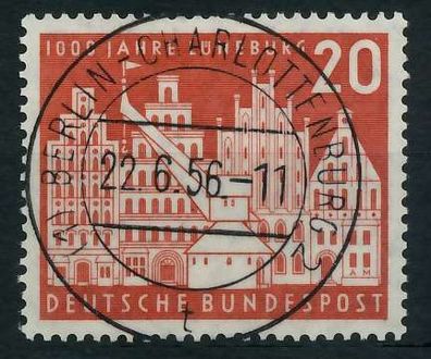 BRD BUND 1956 Nr 230 zentrisch gestempelt X64263A