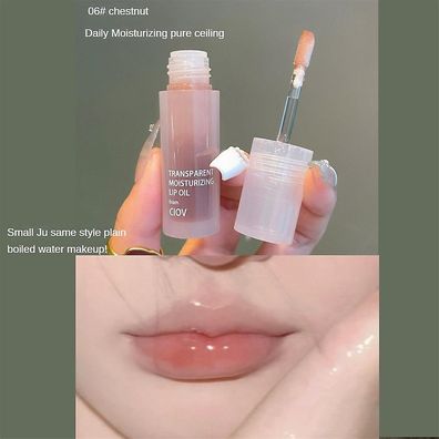 Plain Water White Peach Lippenöl-Peeling, entfernt abgestorbene Haut, verblasst Lippe