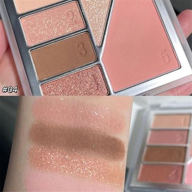 Highlighter Earth Color Matte Pearly Eyeshadow Powder Makeup Cosmetics Woman Make