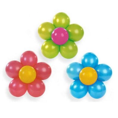 Praktischer Hintergrund-Globos-Ballon-Clip, Blumen-Modellierung, Pflaumen-Clip, Blume
