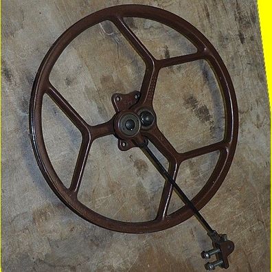 Schwungrad aus alter DDR Nähmaschine - Durchmesser ca. 33 cm