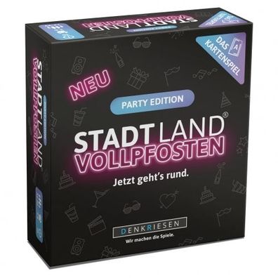 STADT LAND Vollpfosten - Das Kartenspiel - Party Edition - deutsch