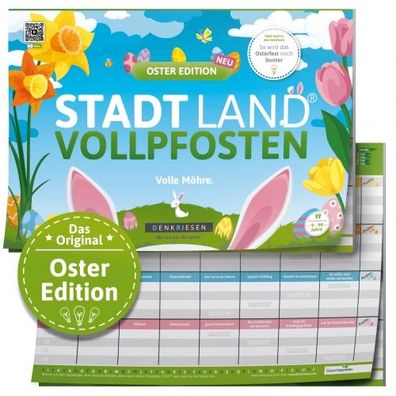 STADT LAND Vollpfosten - OSTERN Edition (DIN A4-Format) - deutsch